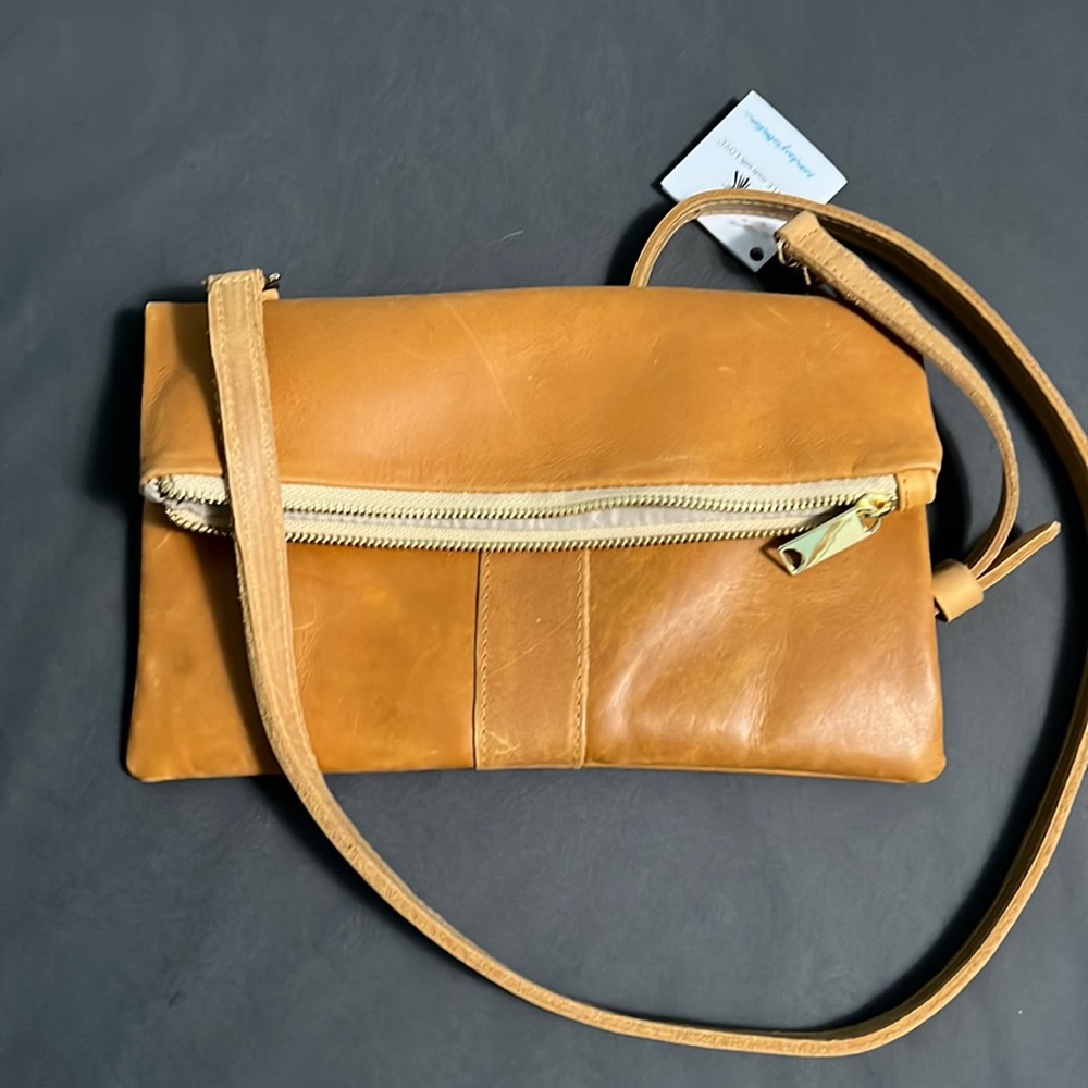 Noonday Collection Clutch or Crossbody Leather Purse - Picture 3 of 8